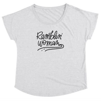 Ramblin Woman flowy tee